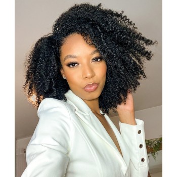 Afro Kinky Curly 13X2 Lace Front Wigs For Black Women