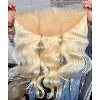 613 Blonde Color 13x6 Lace Frontal Closures Body Wave