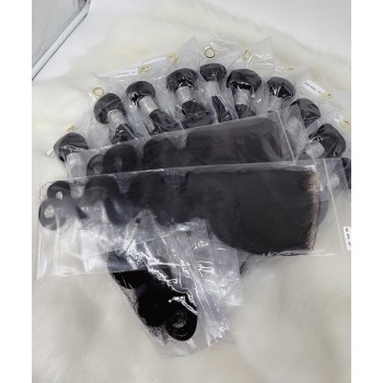 Body Wave Human Hair 4 Bundles With 4X4 Lace Closure