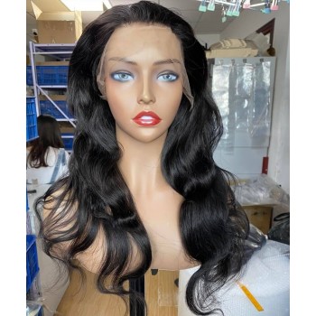 200% Density Body Wave 13x4 Transparent Lace Frontal Human Hair Wigs