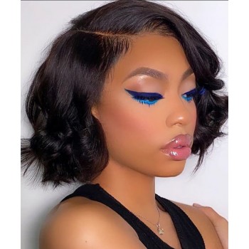 Body Wave 13x6 150% Lace Front Bob Wigs For Sale