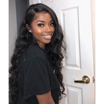 Good 13x6 HD Lace Wig Body Wave Invisible Knots For Sale