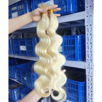 Body Wave 613 Blonde Color Micro Links  Hair Extensions