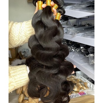 Peruvian Body Wave Human Remy Hair Bundles For Sale 3Pics