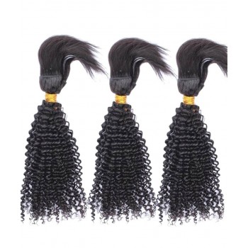 Kinky Curly Human Hair Braiding In Bundles Online Sale