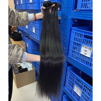 Straight Human Hair Weave Bundles  8''-30'' Peruvian Virgin Hair
