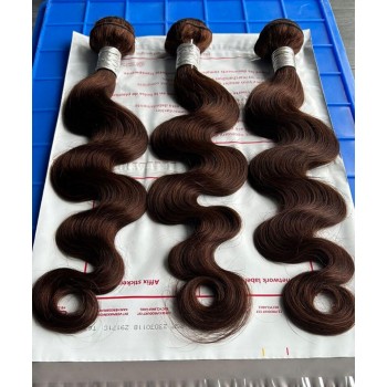 #4 Color Body Wave Brazilian Virgin Hair Weave Bundles