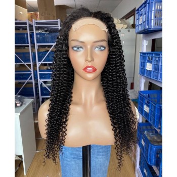 Kinky Curly 4X4 Lace Closure Wigs With Baby Hair Sales