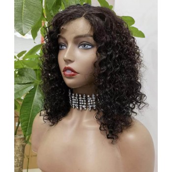 Loose Curly 4X4 HD Lace Closure Wigs 150% Density 10-30 Inches Human Hair
