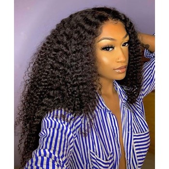 13X4 Lace Front Wigs Deep Curly 250% Density
