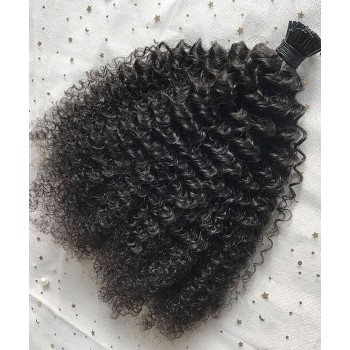 Deep Curly I Tip Hair Extension 8-30 Inches At Cheap Prices