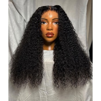 Deep Curly 6x6 HD Lace Closure Wigs 10-30 Inches Glueless Human Hair