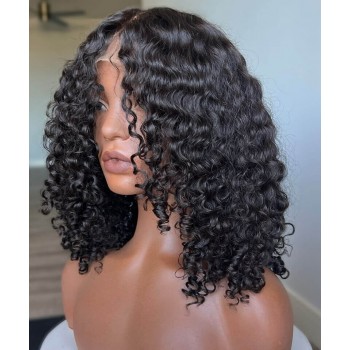 250% High Density 13X6 Lace Front Wigs For Black Women 3B3C Kinky Curly