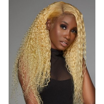 613 Color Curly 13X4 Lace Front Wig 150% Density