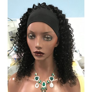 Good Loose Curly Wave Human Hair Wigs With Headband