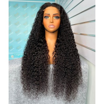 Deep Curly 6x6 HD Lace Closure Wigs 10-30 Inches High Quality Human Hair