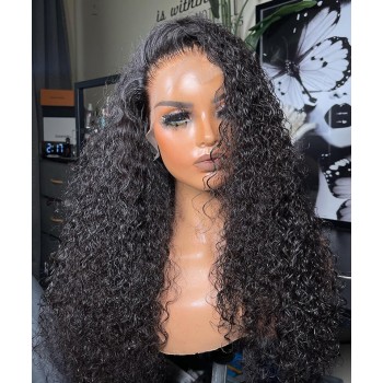 3B3C Kinky Curly 13x4 HD Lace Front Wigs 130% Density 10-30 Inches