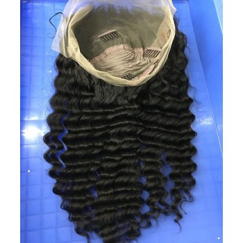150% Density Deep Wave HD Full Lace Wigs For Black Women