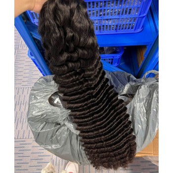 180% Density HD Lace Closure Wigs Deep Wave 6X6 HD Lace
