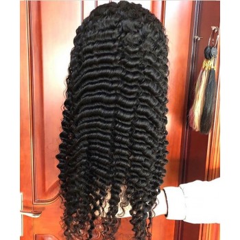 quality 130% Density Deep Wave Full Lace Human Hair Wigs