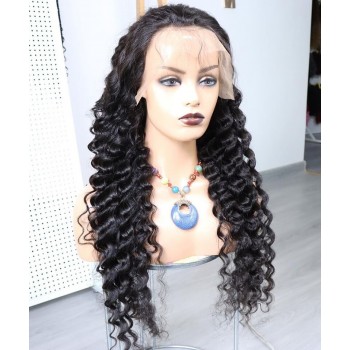 Deep Wave 130%Density Lace Front Wigs For Black Women