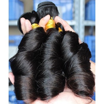 Quality Brazilian Egg Curly Human Hair Weave Bundles