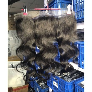 Body Wave 13x4 Lace Frontal Closure Bleached Knots