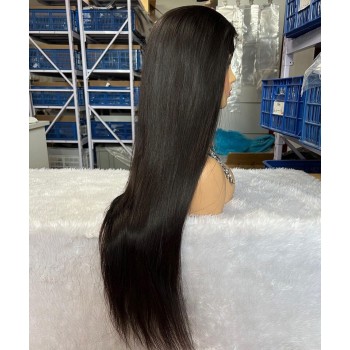 Straight Full Lace Wigs 180% Density Brazilian Human Hair