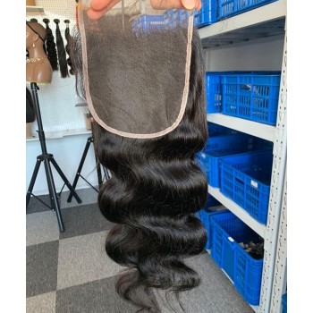 Body Wave HD Lace 5x5 Lace Closure Human Hair Pre Plucked