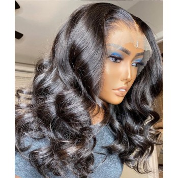 Invisible Knots HD Lace 360 Frontal Wig Pre Plucked Body Wave