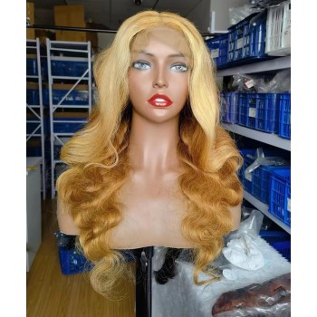 Ombre Color Body Wave 13X4 Lace Front Human Hair Wig