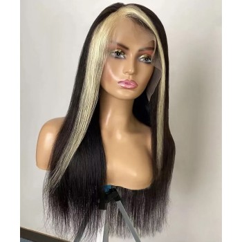 Straight T Part human hair lace front wigs black women Sales