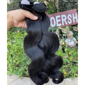 Body Wave Peruvian Virgin Hair Bundles 3Pics Natural Color