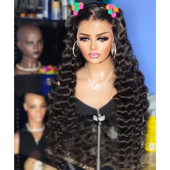 Loose Wave Silk Top Realistic Wigs 150% Density