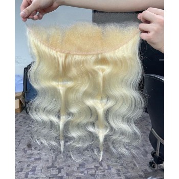 613 Blonde Color Body Wave 13x2 Lace Frontal Closure