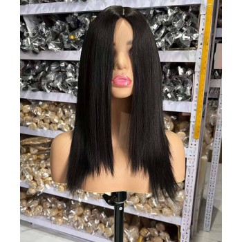 Straight Kosher Wigs Human Hair 10-24 Inches Natural Color