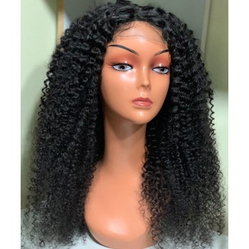 6X6 HD Kinky Curly Lace Closure Wigs 250% Density For Black Women