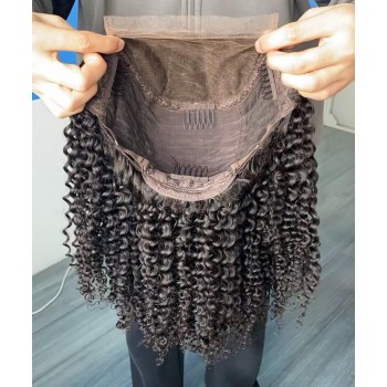 200% Density 6X6 Kinky Curly HD Lace Closure Wigs