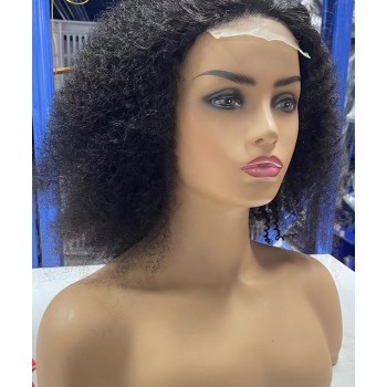 150% Density Kinky Curly 6X6 HD Lace Closure Wigs 10-30 Inches Black Women