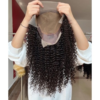 Kinky Curly 250% High Density 13X4 Lace Front Wigs