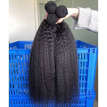 Kinky Straight Bohemian Virgin Hair Bundles Human Hair 3Pics For Women