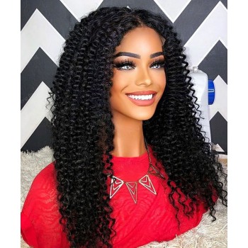 Kinky Straight 2X6 Lace Closure Wigs 150% Density For Sale
