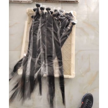 Long Length Straight Indian Virgin Hair Weave Bundles Sales