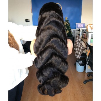 Body Wave Hd Lace 370 Lace Frontal Wig For Black Women