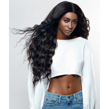 Invisible Knots Lace Full Lace Human Hair Wigs Loose Wave