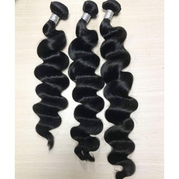Loose Wave European Human Hair Weaves Bundles