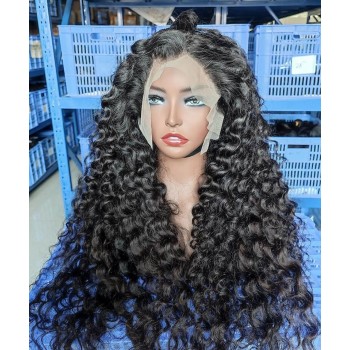 Loose Curly 13x4 Lace Front Wigs 300% Density 10-32 Inches