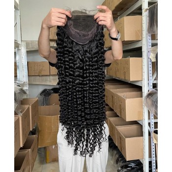 Kinky Curly Lace Closure Wigs 4X4 Lace Closure Wig Sales
