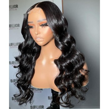 Loose Wave 2x6 HD Lace Closure Human Hair Wigs For Black Women