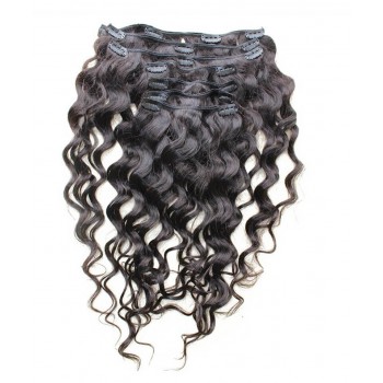 Loose Wave Clip in Human Hair Extensions 120g/7pcs